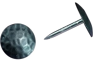 WILD WEST HARDWARE Clavos, 3/4 inch diam. Head, Oil Rubbed Bronze Finish, Decorative Nails, Pack of 10