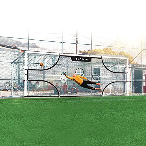 AKOZLIN Soccer Field Nets Target Sheets Attach to Your Goal for The