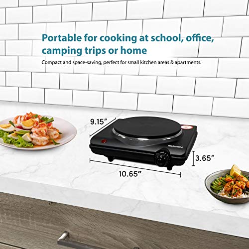 Induction Cooktop Elite Gourmet Single Burner Hot Plate – 1000W