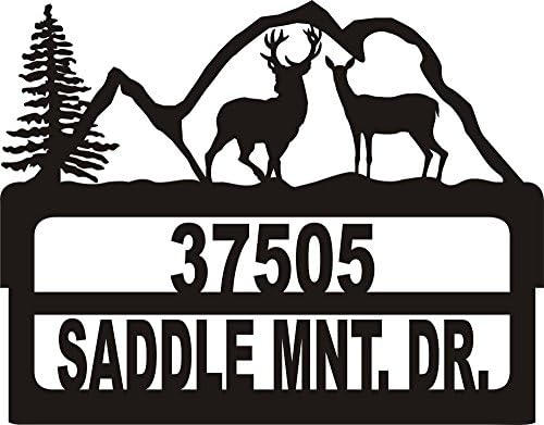 911 Address Yard Sign Buck Doe Mountains