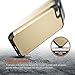 Trianium iPhone SE Case (2016 Edition), [Protak Series] Ultra Protective Bumper Dual Layer + Shock-Absorbing Cover for Apple iPhone SE & iPhone 5S & iPhone 5 - Champagne Gold