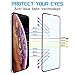 MANTO Screen Protector for iPhone 11 Pro Max, iPhone Xs Max 6.5 Inch, Full Coverage Tempered Glass Protector Film, 3D Touch, Anti Fingerprint, 3 Pack