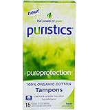 Puristics Super Tampons with Cardboard Applicator 100% Organic Cotton