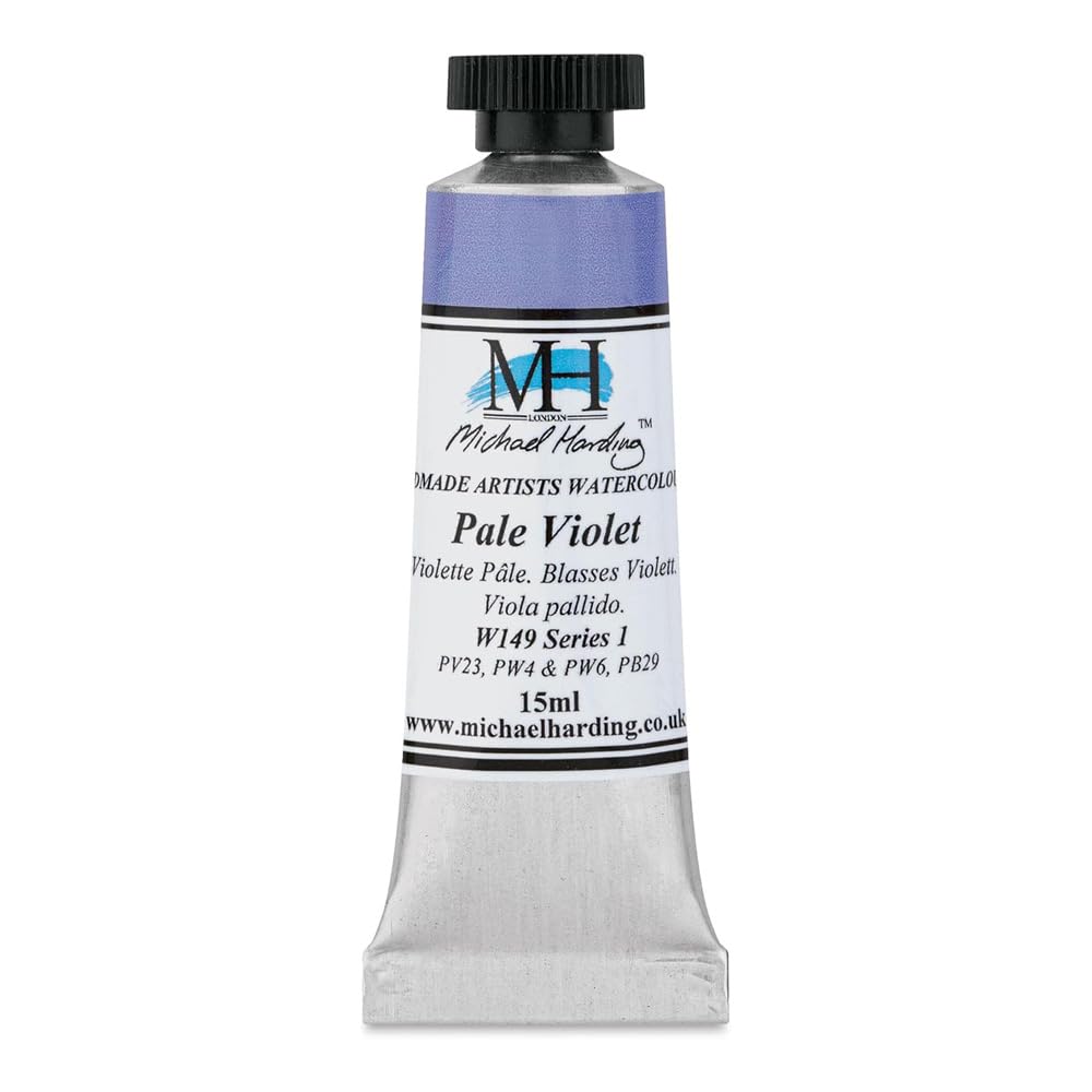 Michael Harding Professional Watercolors - 15ml Tubes (Pale Violet)