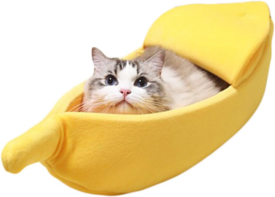 Amazon Molovet ペットベッド バナナの形 クリエイティブ 可愛い 暖かい 犬 猫 ペット ぐっすり眠れる 犬猫 兼用 L ｍｏｌｏｖｅｔ ベッド クッション 通販