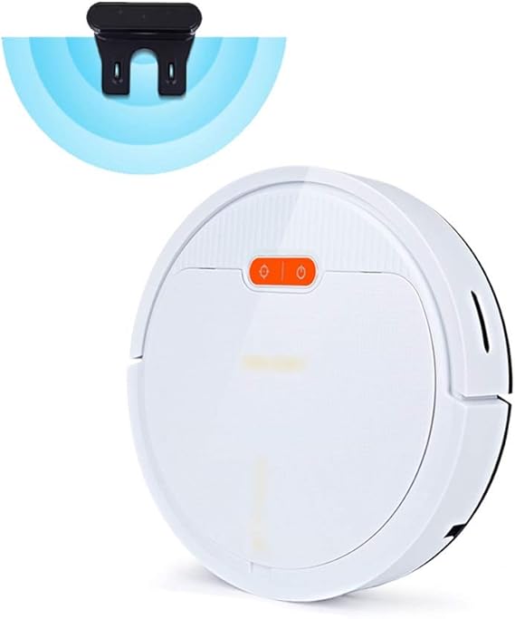 XSJZ Robot Aspirador, 3-en-1 Trapeando Y Barriendo 2000pa Succión Fuerte Ultra Silencioso Sensor Inteligente Limpiador de Alfombras de Piso Robo de Limpieza (Color : White): Amazon.es: Hogar