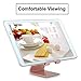 Honsky New Version Solid Aluminum Cell Phone Tablet Desk Charging Stand, Universal Display Desktop Holder Cradle, Rose Gold