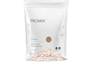 PROMIX NUTRITION Promix Creatine Monohydrate Powder, 5g of Micronized Creatine Supplement per Serving, Supports Muscle Growth & Recovery, Keto Friendly, Unflavored - 30 Servings