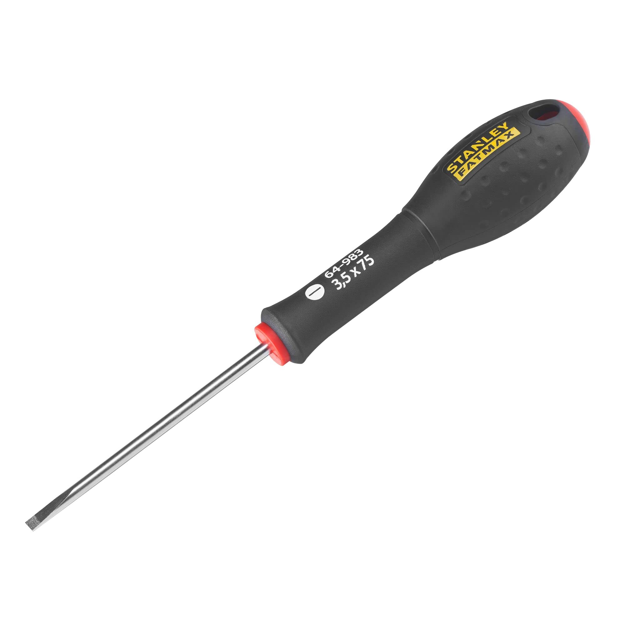 Stanley 0-64-983 Fat Max Screwdriver Parallel 3.5X75Mm-Black/Red