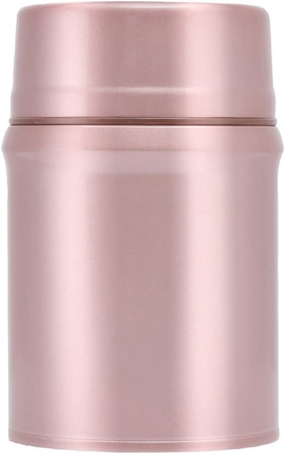 lzzfw Insulated Lunch Box,Stainless Steel Vacuum Bentos / Food Carrier /Food Container / Taffin Lunch Box Containers,Rose Gold