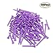 KOFULL Wood Golf Tees 2 1/8 inch 2 3/4 inch 3-1/4 inch Professional Natural Wood 150/Pack Less Friction Wood Tees Training for Golfer (Purple-54-100pcs)