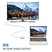 Type-C to HDMI USB-C Digital Multiport Adapter - Aeifond USB 3.1 Type-C to HDMI 4K Multiport Adapter USB 3.0 HUB With 1 Charging Port for New Macbook Chromebook Pixel