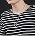 Global Jewelry King Queen Crown Couple Pendant Necklace Matching Set Love Valentine, Packed with a Gift Box