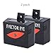 Seicosy Evictor Eye Nighttime Solar Powered Animal Repellent - 2 Pack, Indoor/Outdoor Weatherproof Solar Animal Repeller, Deterrent Light Nocturnal Animals