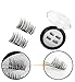 Meinair False Magnetic Eyelashes 3D Reusable No False Eyelashes Glue Convenient Soft Hair Fake Eyelashes Natural Look