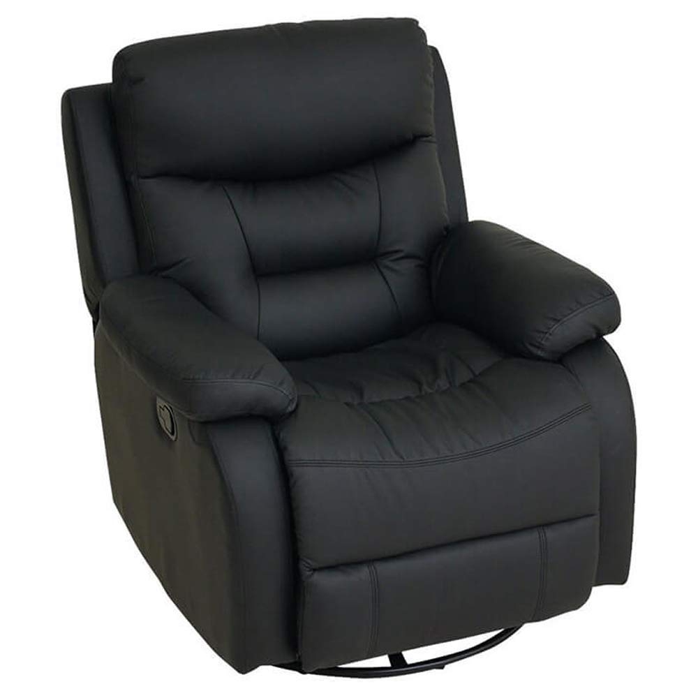 Furny Aminos 1 Seater Leatherette Recliner (Black) Amazon.in Furniture