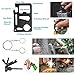 SanSiDo Emergency Survival Kit Survival Gear 13 in 1 Outdoor First Aid Kit with Survival Bracelet, Folding Knife, Led Flashlight, Compass, Emergency Blanket, Fire Starter, Whistle, Tactical Pen