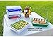 All-In-One Chafer Catering Dish, Acrylic Serving Tray, Food Platter by Cater Dome: Stackable, With Removable Food-Grade Tray, Perfect for Picnics, Parties & Barbeques (Black)
