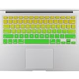 All-inside Green Yellow Ombre Keyboard Skin for MacBook Pro 13