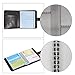 Wisdompro Business Card Book Organizer, Premium PU Leather Wallet Name Credit ID Card Holder Case with Magnetic Shut for 64 Business Cards (Build in 64 Card Slot & 14 Small Cells for Memory Cards)