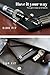 Pen Loop Holder Clips - 2 Top & 2 Side Fit - Great for Clipboard, Planner, Calendar, Sketchbooks & Journals Like Leuchtturm, Rhodia, Levenger Bonus: Pen Holder Clip & Ebook Fit Any Size Pen