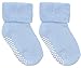 Pro1rise 4 Pairs Baby Boys Non Skid Cuff Socks Thick Cozy Ankle Cotton Footsocks Sneakers With Grips For 12-36 Months Toddler Boys