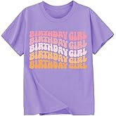 Goengmo Birthday Girl Shirt 2nd 3rd 4th 5th 6th 7th 8th 9th Girls Birthday Tshirts Cotton Short Sleeve Tees