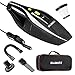 SUAOKI Car Vacuum DC 12V 120W 4000Pa Powerful Suction Wet Dry Portable Handheld Auto Vacuum Cleaner for Car with 16.4FT(5M) Power Cord, 2 HEPA Filters, Carrying Bag (Black)