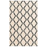 SUPERIOR Moroccan Lattice Wool Rug, 100% Wool Pile