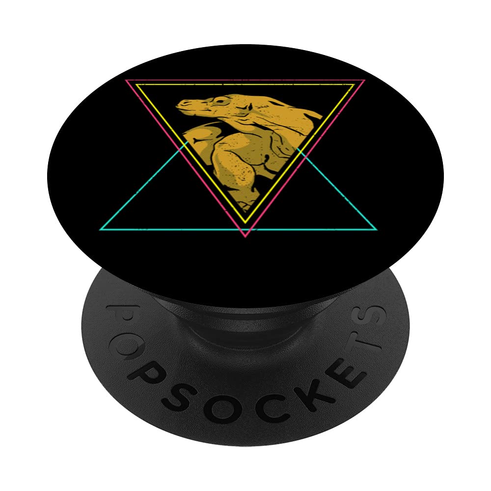 Wild Lizard Reptile Indonesia Animal Triangle Komodo Dragon PopSockets Swappable PopGrip