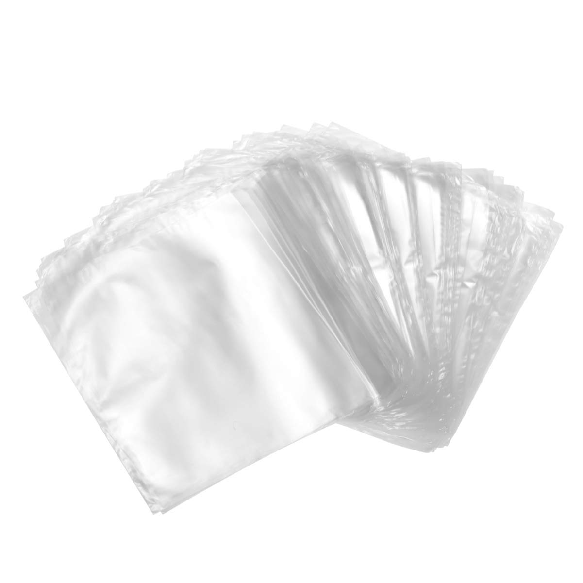 EXCEART 200 Pcs Heat Shrink Wrap Bags Clear Heat Seal Shrink Bags