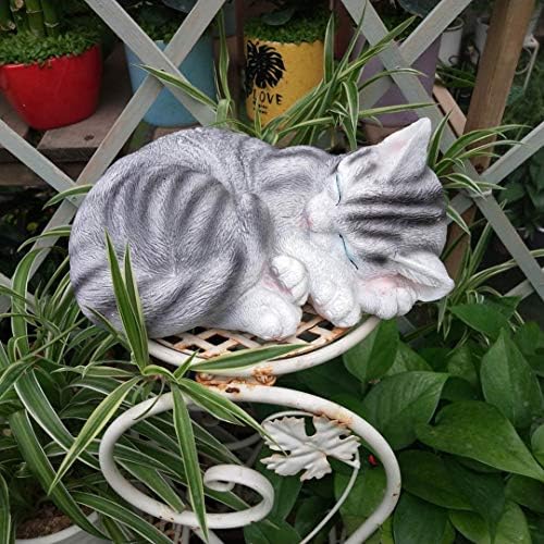 Backyard Cat Statue Collection for Outdoor Decorations