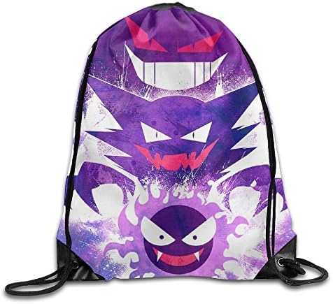 HotBB Pokemon Go Gengar Drawstring Backpacks Sack Bag/Bags