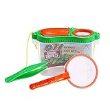 Kids Backyard Bug Catchers Exploration Science and Viewer Microscope, Insect Magnifier, Living Adventure Insert Case With Catching Tools for Little Critters for fun( Random Color)