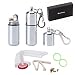 EDC Waterproof Lighter - 2 Pack Peanut Lighter for Survival and Emergency Use Bonus Inculded 6 Lighter flint, 1 Windproof wick, 2 Waterproof O-ring