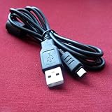 Olympus Stylus 600 Digital Camera Compatible USB 2.0 Cable Cord â€“ CB-USB5 & CB-USB6 Model â€“ 4.5 feet Black - Bargains DepotÂ®