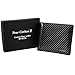 True Carbon Fiber Slim Genuine Leather Wallet (Short, Black)
