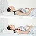 Bamboo Memory Foam Contour Pillow - A Firm Flexible Therapeutic Posturepedic Pillow for Sound Sleep and Reduced Neck and Shoulder Pain - Standard Size (20 x 12 in)