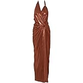 BAOBAB Women's Elegant Halter Neck Maxi Dress - Liz