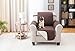 Deluxe Reversible Recliner Furniture Protector, Coffee / Tan 65