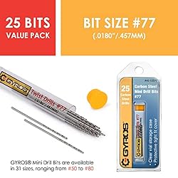 GYROS 25 PCS #77 Micro Drill Bit Set – Small
