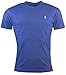 Ralph Lauren Polo Men's Crewneck T-Shirt (X-Large, Blue Heather/White Pony)