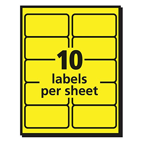 Avery 2x4 Inch Fluorescent Labels - Image 5