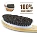 Dry Brushing Body Brush,18” Bath Brush Long Handle for Shower,Soft Horse Bristles For Cellulite and Lymphatic, Wet & Dry Brushing Exfoliating Skin, Loofah Back Scrubber Set Women Men Skin Care