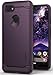 Ringke Onyx Compatible with Pixel 3 XL Case Extreme Tough Compatible Rugged Flexible Protection Durable Anti-Slip TPU Heavy Impact Shock Absorbent Case for Google Pixel 3 XL - Lilac Purple