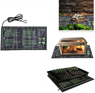 Amazon 育苗機専用防水加熱マット 苗付け用ヒーターマット 園芸育苗発芽加熱パッド 水槽の加熱マット 植物 爬虫類 蜥蜴 蛇 カメ 恒温ヒートマット 温床関連 育苗器