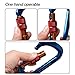 Ayamaya Climbing Carabiners - 3 Pack Screwgate Locking Carabiner 30KN (6744 lbs) Heavy Duty Gears for Rock Climbing, Rappelling, Swing Rescue & Gym, Large D-Shaped Carabiners