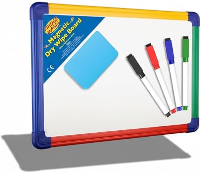 Fridge Magic Premium A4 Magnetic Whiteboard 30x21cm - Double-Sided