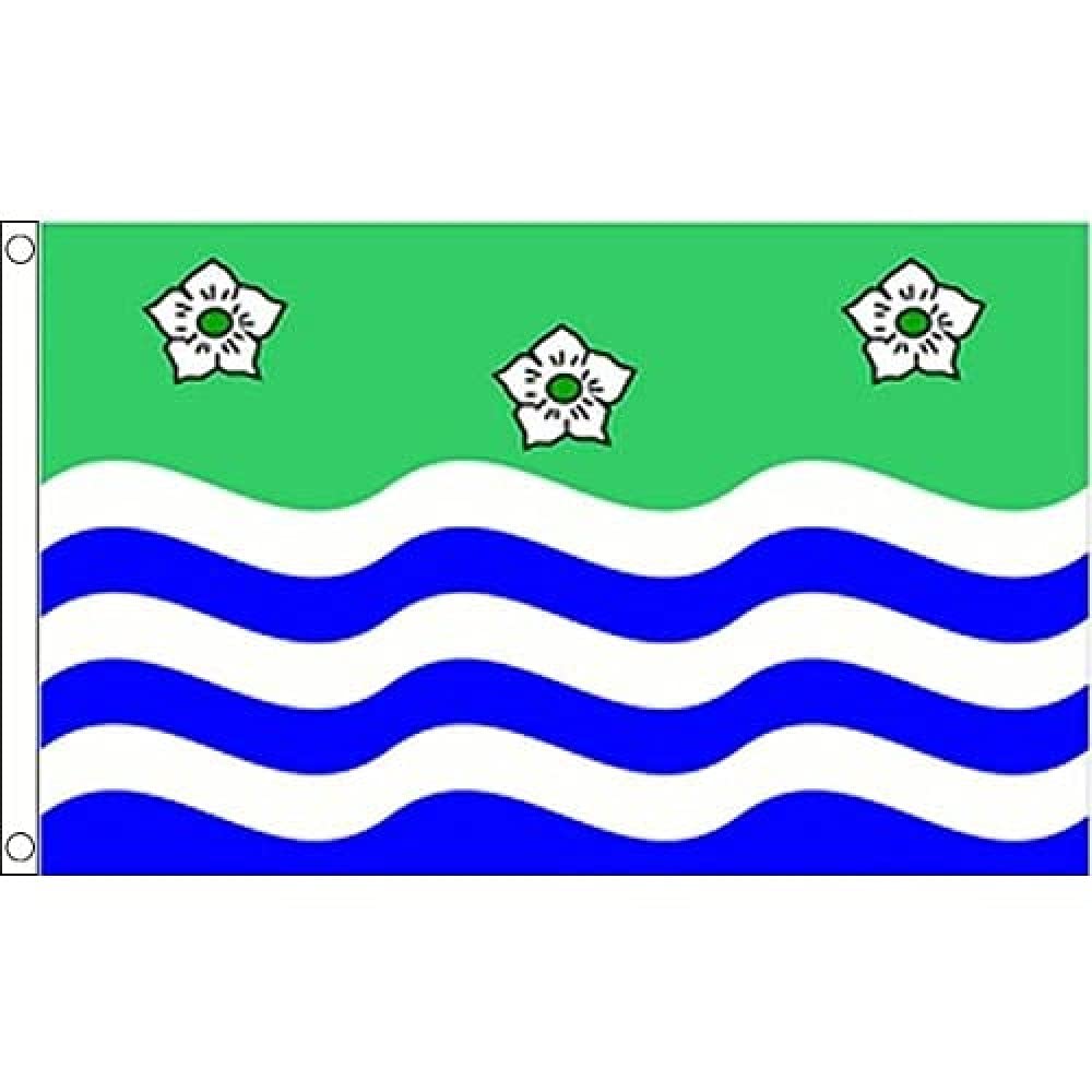 AZ FLAG - Cumberland County Flag - 2x3 Ft - 100D Polyester County Of Cumberland - England Banner with Two Metal Grommets - Fade Resistant - Vivid Colors - 2' x 3' Feet - 90x60 Cm
