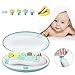 Electric Nail Clippers for Baby Kids Adults Toes Fingernails Baby Nail Trimmer Care Polish Trim with Adjustable Light, Nail Cutters and 10 Grinding Heads (Baby Nail Trimmer)